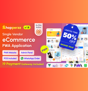 Shopperzz - PWA eCommerce CMS with POS & WhatsApp Ordering | Inventory Management